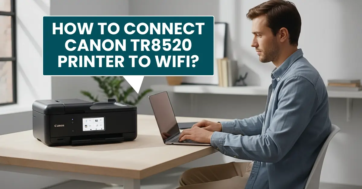 Connect Canon TR8520 Printer to WiFi
