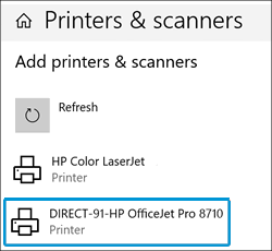 Connect HP Printer to Wifi
