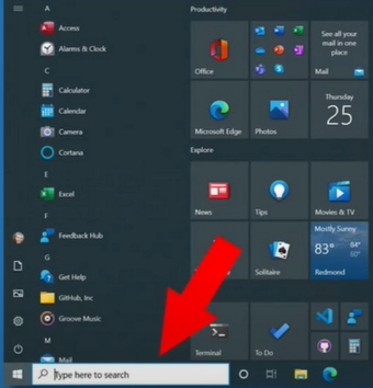 Go to the&nbsp;Windows Search tab